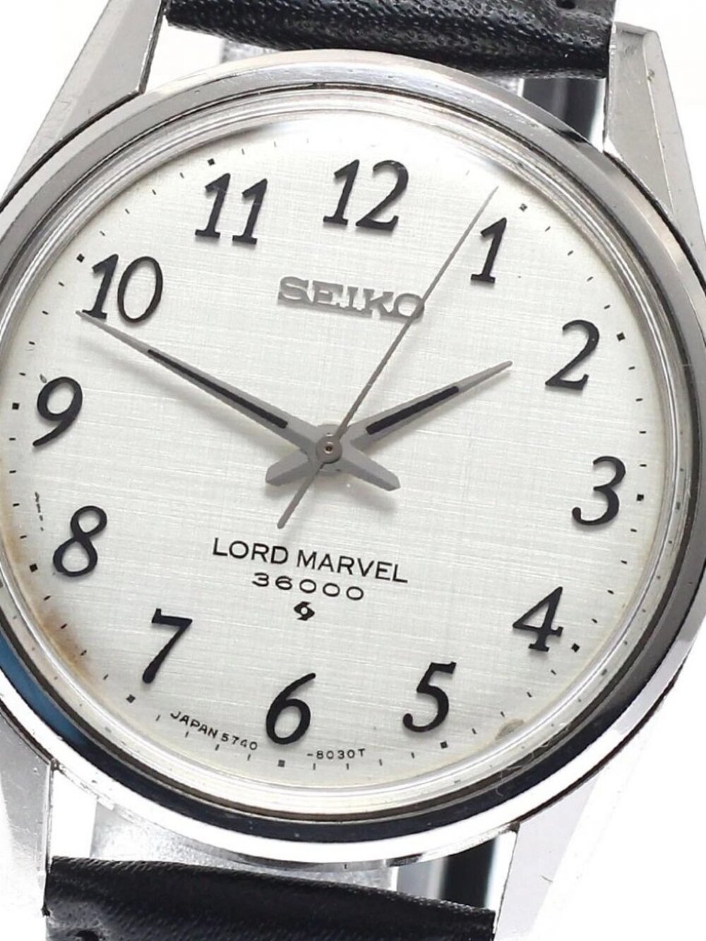 SEIKO Road marvel 36000 5740-8000 Silver Dial Hand Winding Men's Watch